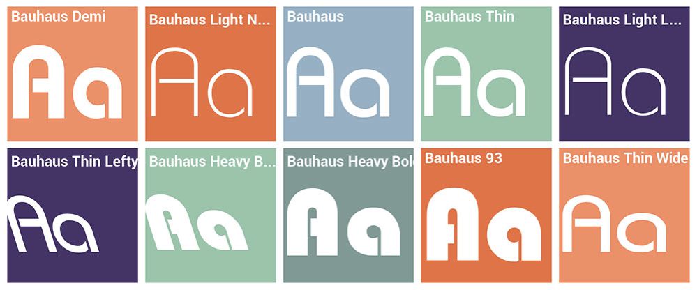 Bauhaus Font